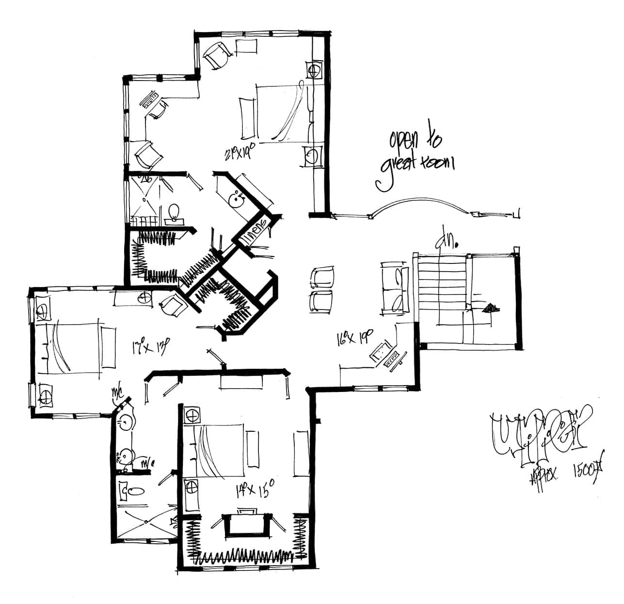 Floor Plan Upper Level