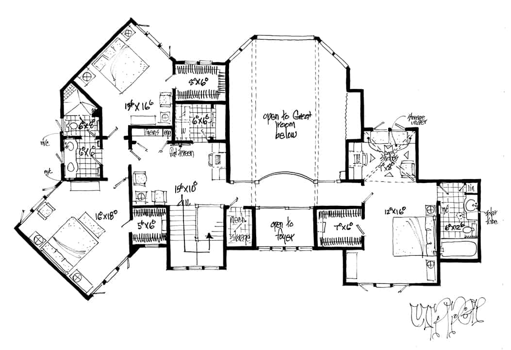 Floor Plan Upper Level