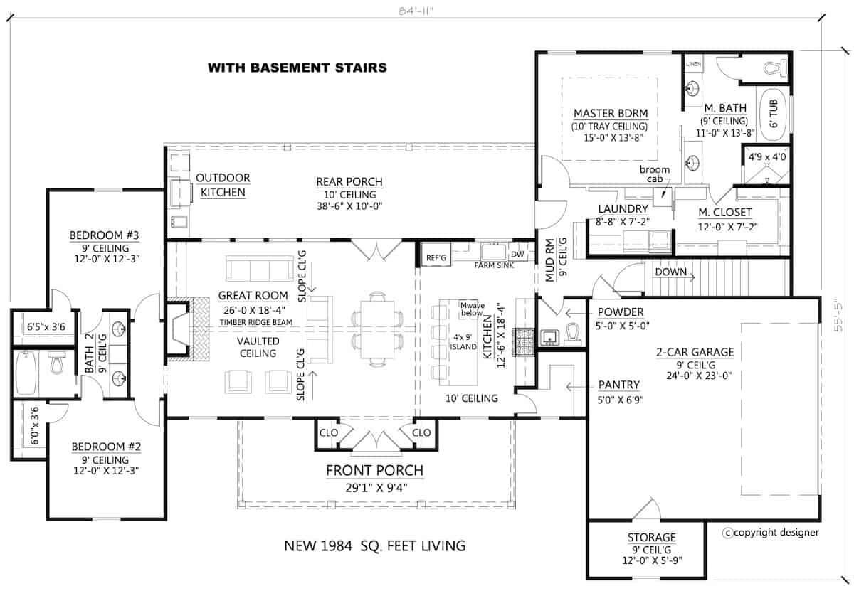 Basement Option Stair Location