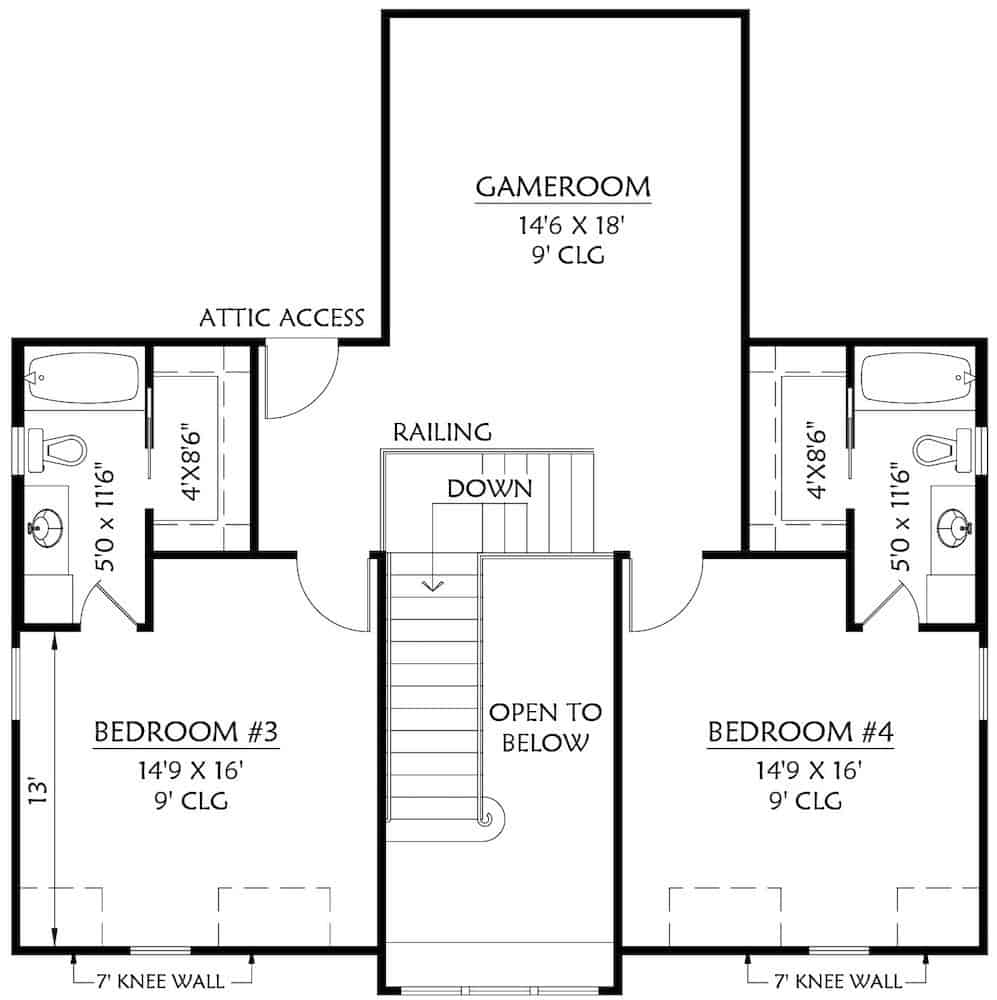 Floor Plan Upper Level