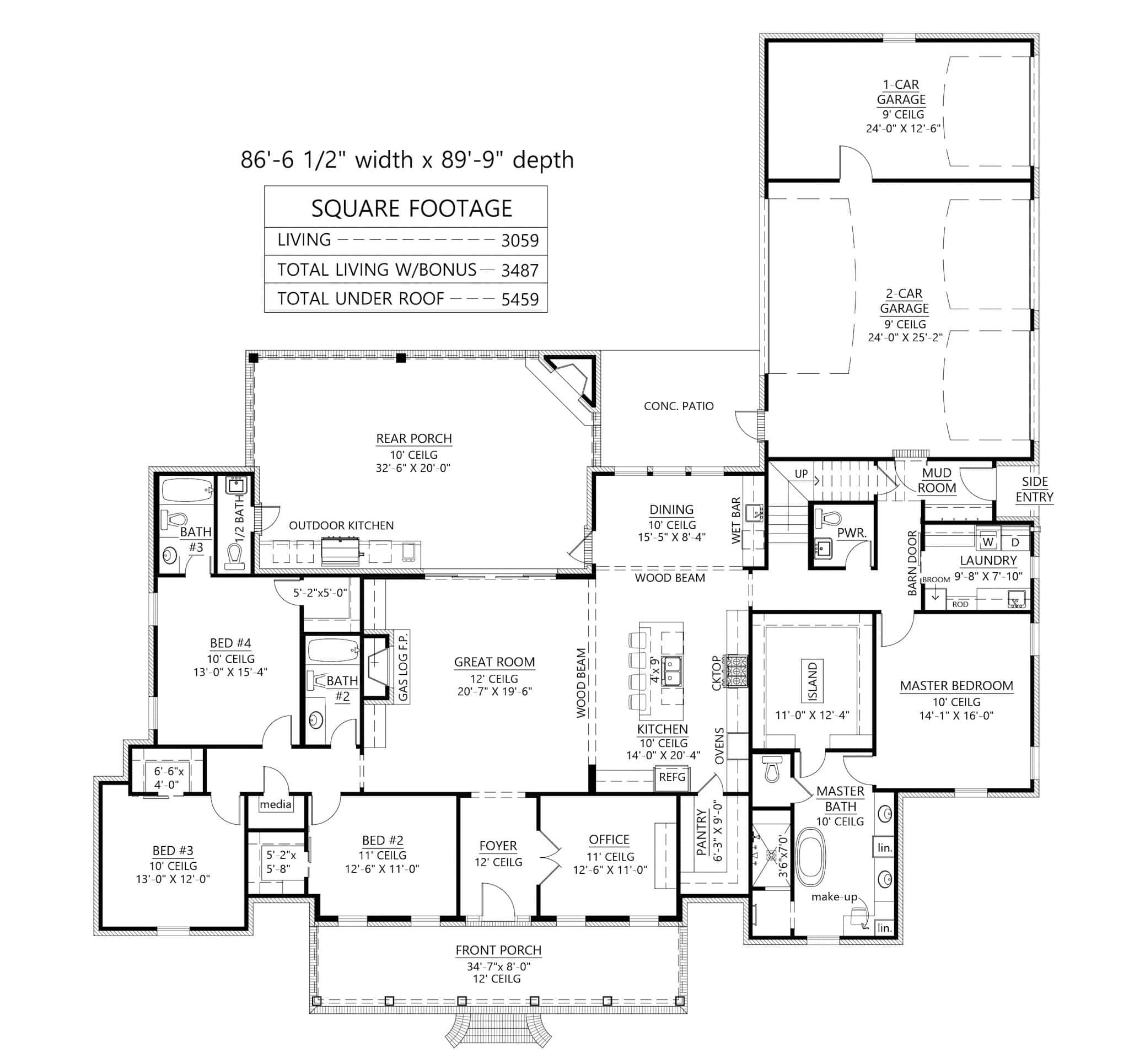 Floor Plan First Story