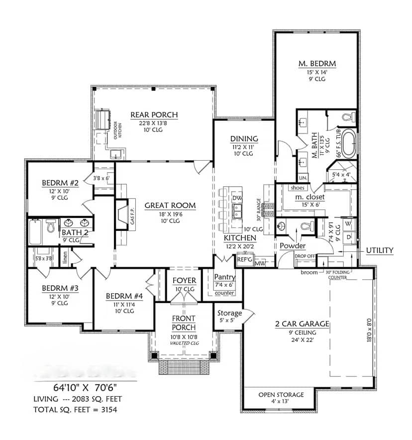 Floor Plan First Story