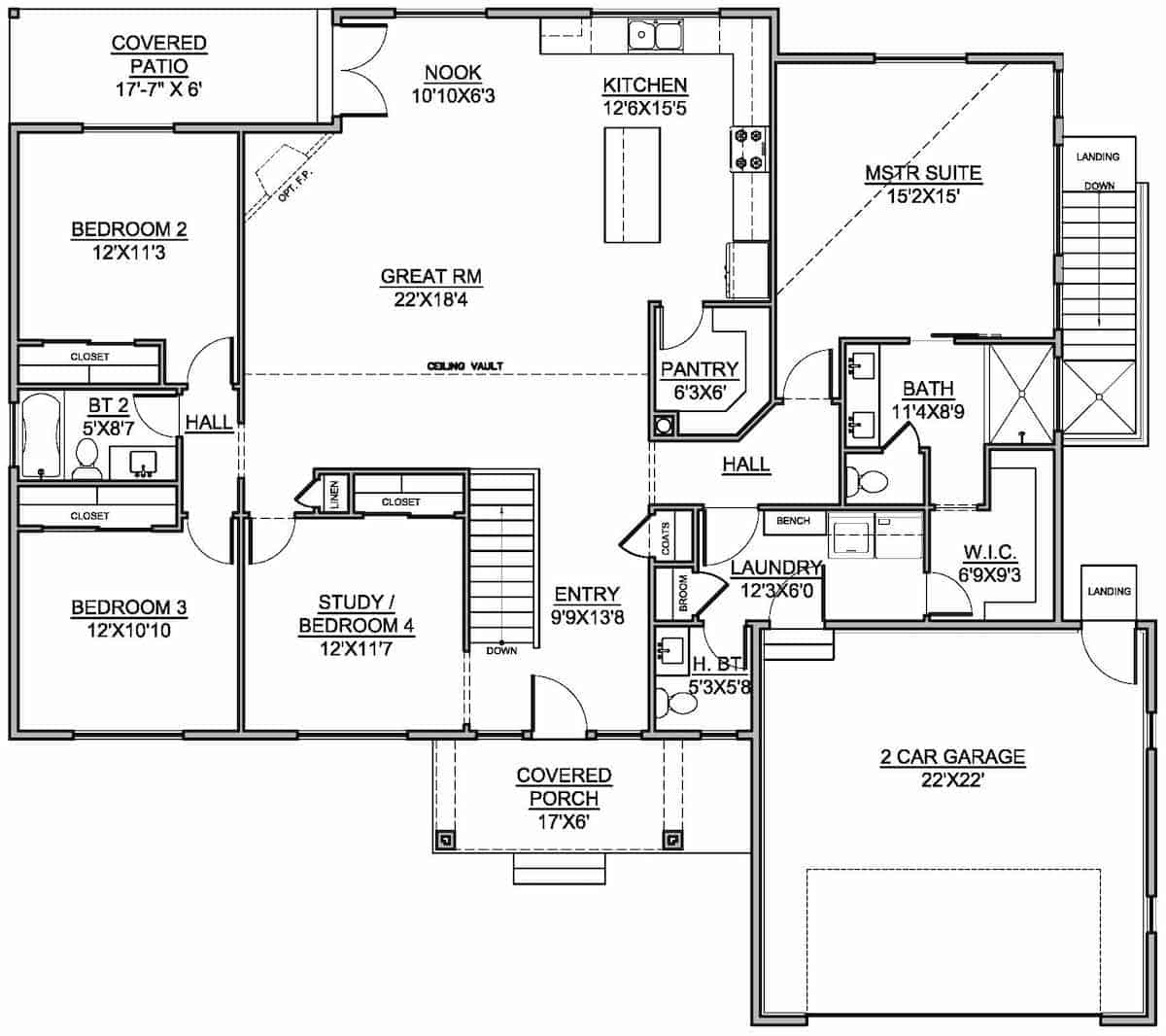 Floor Plan Main Level