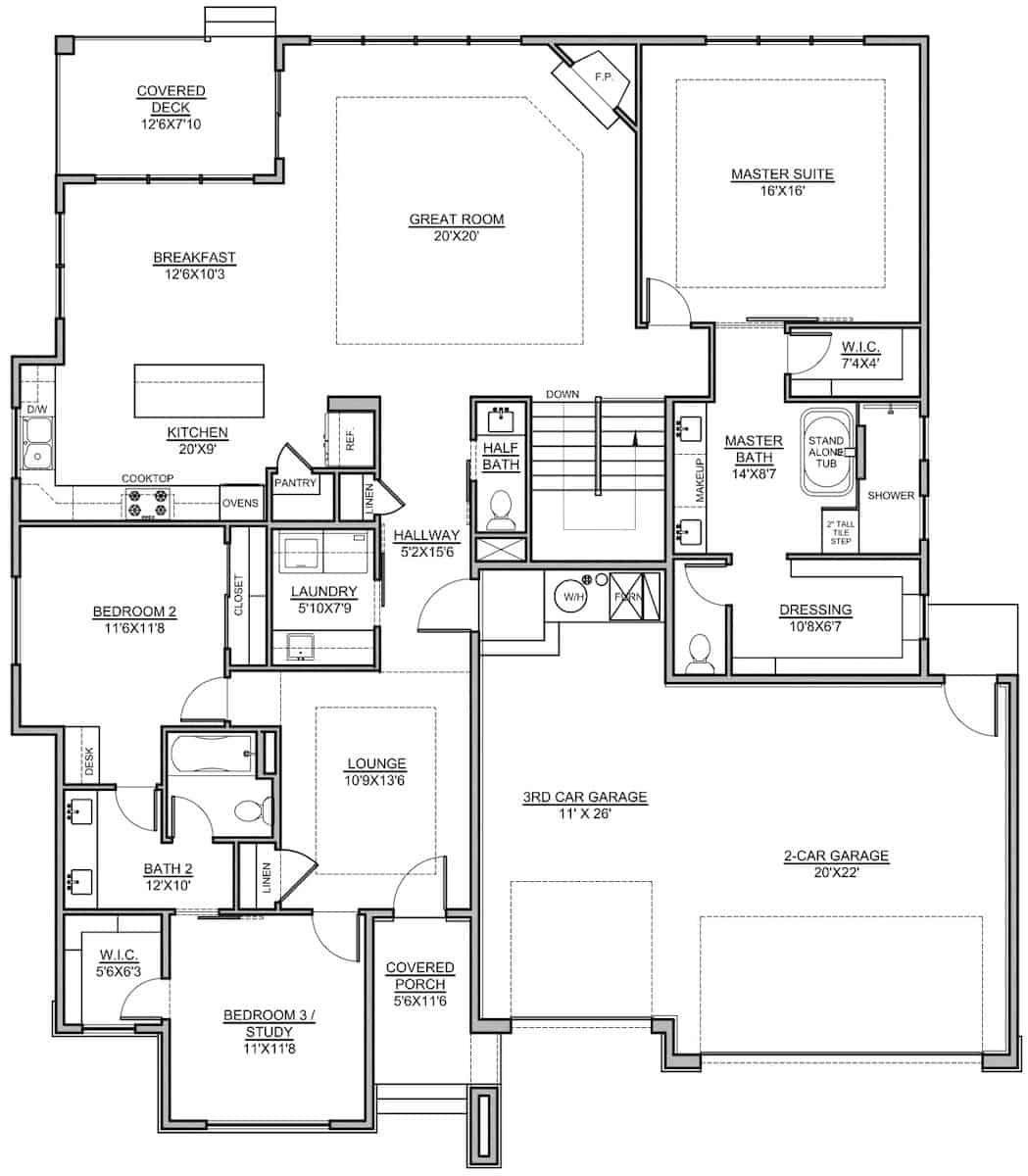 Basement Option Stair Location