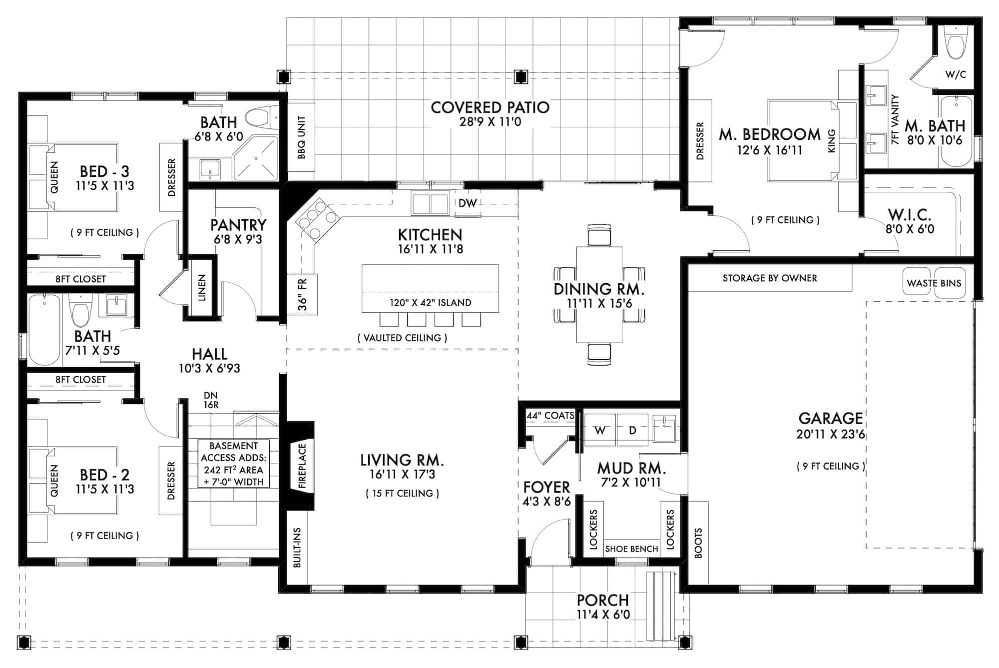 Basement Option Stair Location