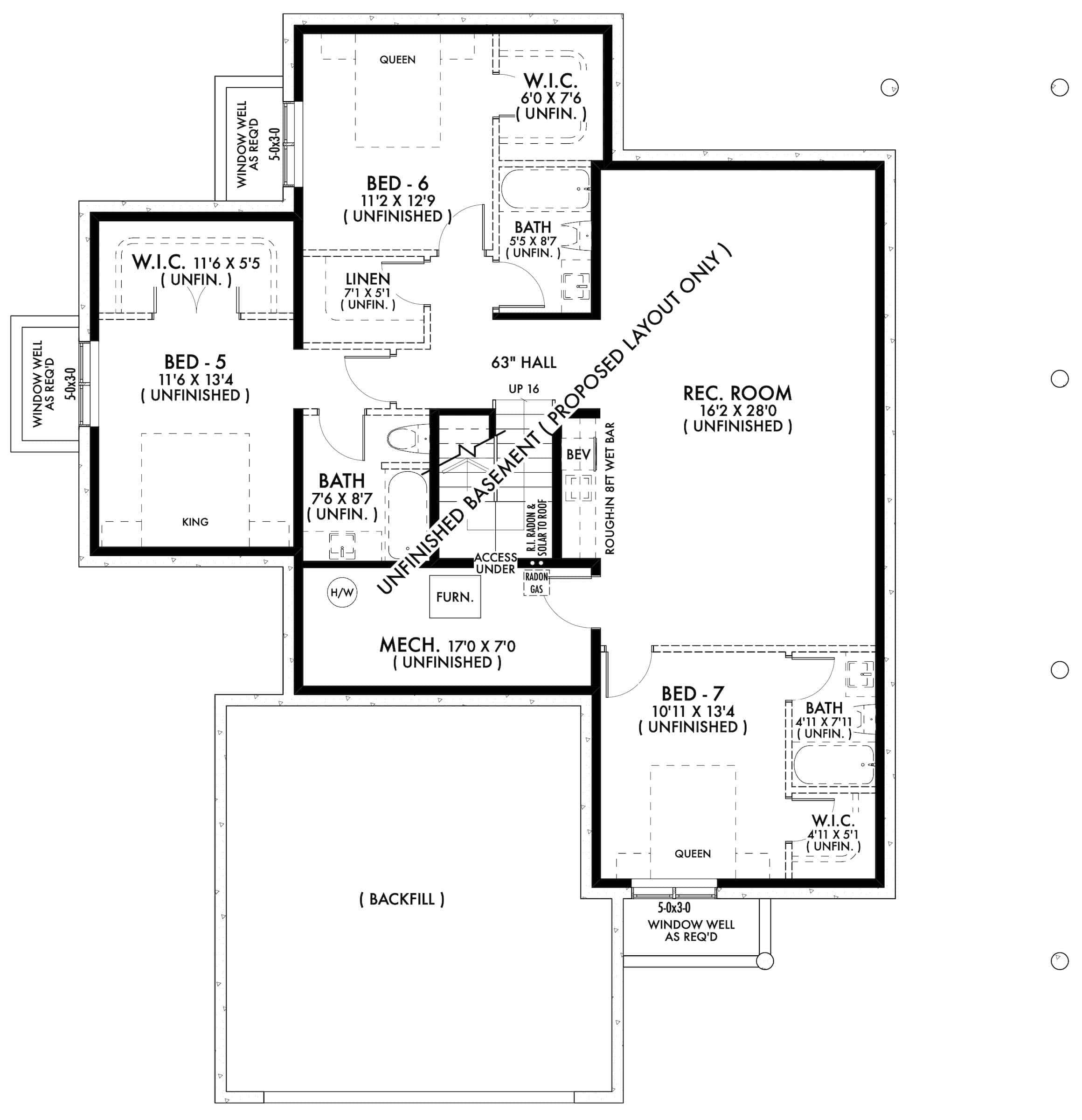 Basement Option Layout