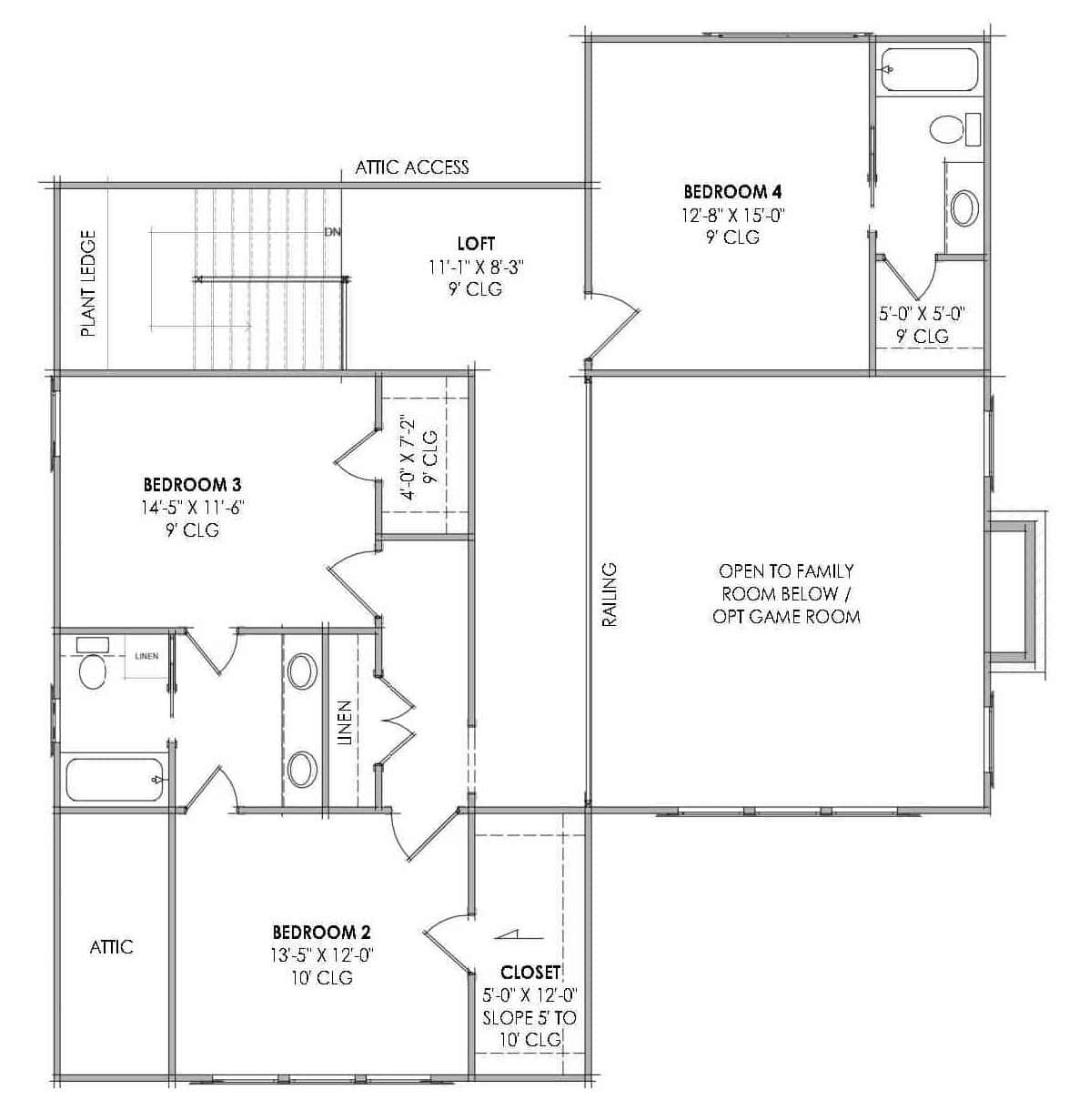 Floor Plan Second Story