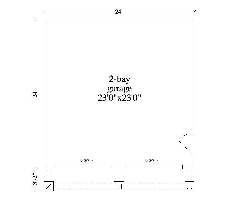 Floor Plan Garage